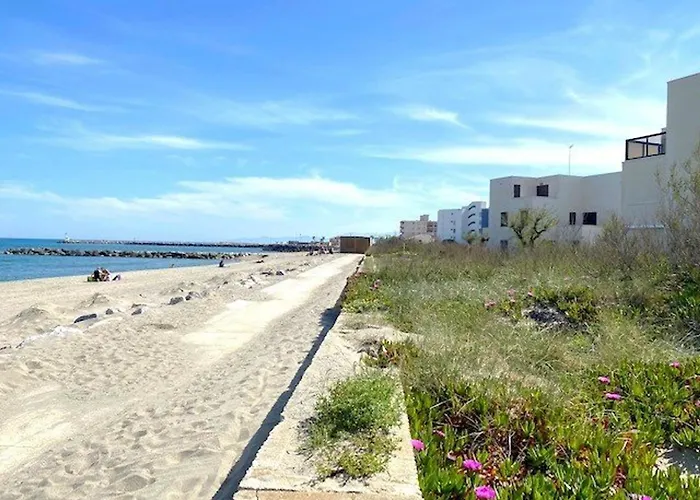 Renove En Bord De Avec Terrasse, Acces Direct A La Plage, Parking Prive, Wifi - Fr-1-782-62 * Le Barcarès